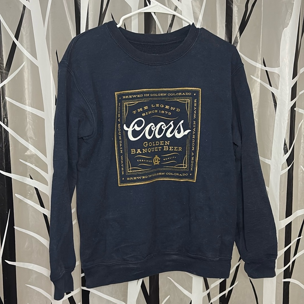 Vintage Coors beer crew neck sweatshirt